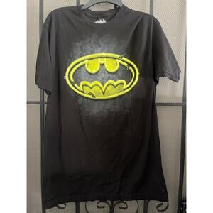 Batman shirt DC comics large neon